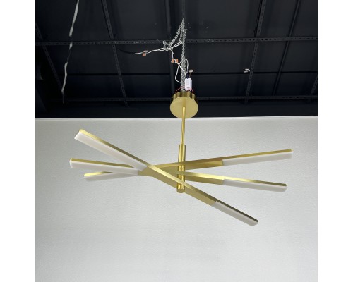 Люстра на штанге ORTON на 3 D96 Gold