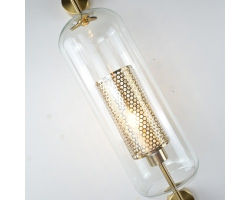 Настенный светильник CATCH WALL cylinder L78 brass ImperiumLoft