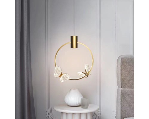 Подвесной светильник BABETTA RING 2 brass 4000К