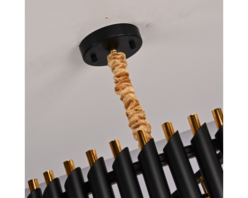 Подвесная люстра Empire Black Chandelier Crystal D 70 ImperiumLoft