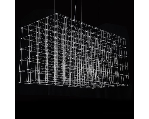 Подвесная люстра Quasar Cosmos Square LED pendant light 200/100/100 ImperiumLoft