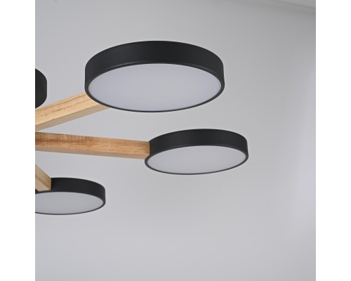 Потолочная люстра TURNA 6 Black