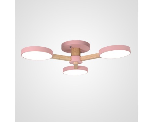 Потолочная люстра TURNA 3 Pink