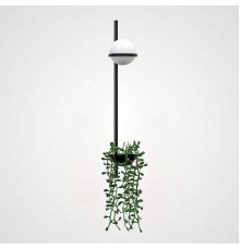 Бра PALMA Wall lamp 1 шар + 1 вазон вертикальная ImperiumLoft