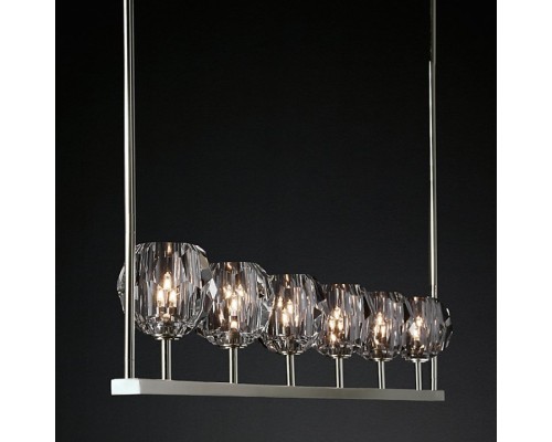 Люстра Boule De Cristal Linear Chandelier 6 Black