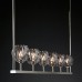 Люстра Boule De Cristal Linear Chandelier 6 Black