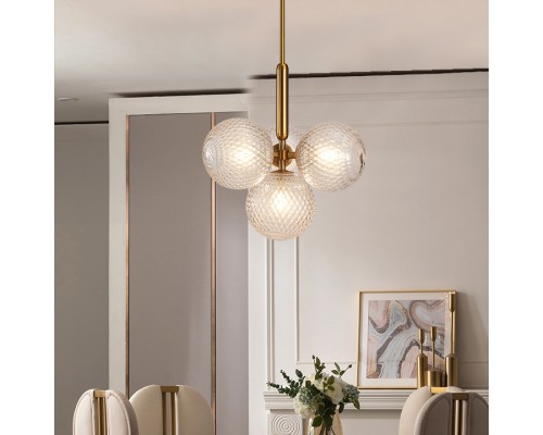 Подвесной светильник RAFFIN 4 Transparent Black