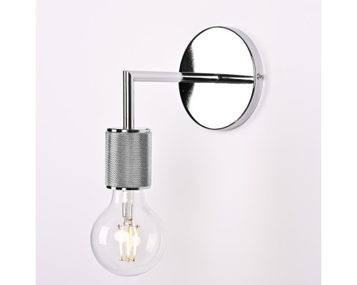 Бра RH Utilitaire Single Sconce Silver