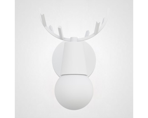 Бра с рожками DEER A White
