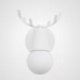 Бра с рожками DEER A White