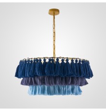 Подвесная люстра TASSEL Синий ImperiumLoft