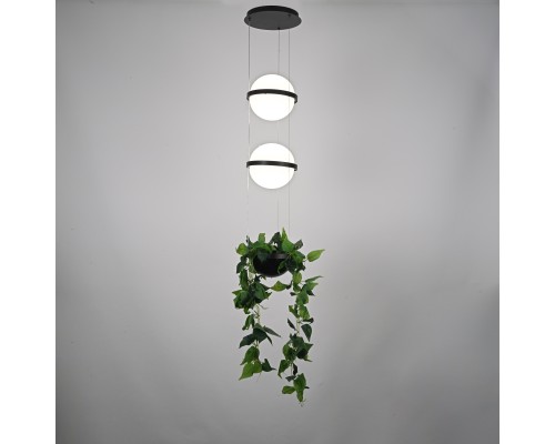Подвесной светильник PALMA Wall lamp 2 шара + 1 вазон