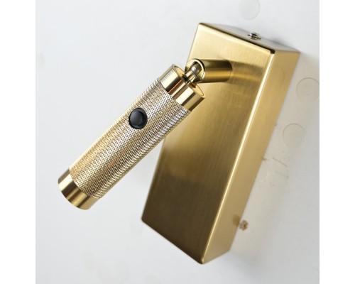 Бра Chelsom WALL LED KNURL BRASS ImperiumLoft