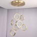 Дизайнерская подвесная люстра ЛУНА lighting collection D50 ImperiumLoft