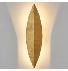 Art Deco Leaf Wall Lamp Gold ImperiumLoft