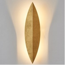 Art Deco Leaf Wall Lamp Gold ImperiumLoft