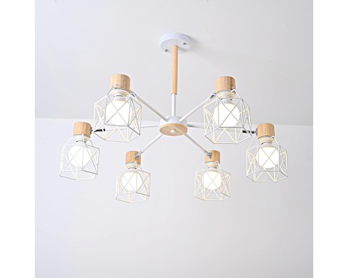 Потолочная люстра CORF B3 White 6 lamps ImperiumLoft