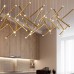 Подвесная люстра Dutti D0068 LED Chandelier Modern 14 black ImperiumLoft
