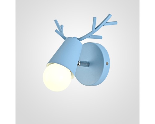 Бра с рожками DEER A Blue