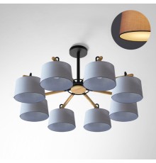 Потолочная люстра EVEN 8 Gray ImperiumLoft