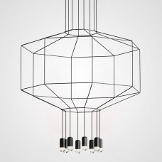 Подвесной светильник Via Wireflow polyhedral 0301 Octagonal D55 ImperiumLoft