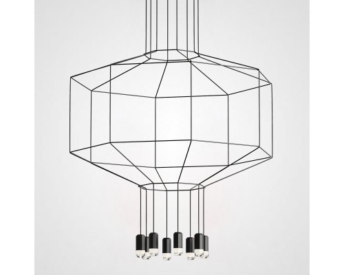 Подвесной светильник Via Wireflow polyhedral 0299 Octagonal