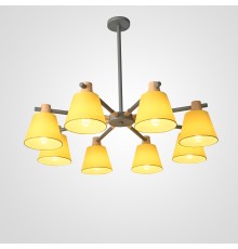 Люстра на штанге NATURA A YELLOW 8 ImperiumLoft