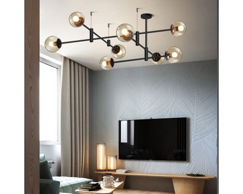 Люстра на штанге GAP черный ImperiumLoft