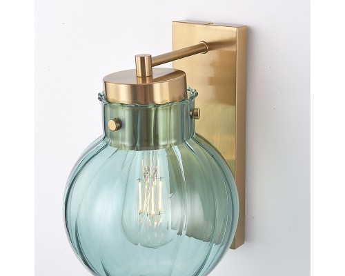 Бра Heathfield Lighting - Medina Wall brass/blue