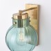 Бра Heathfield Lighting - Medina Wall brass/blue