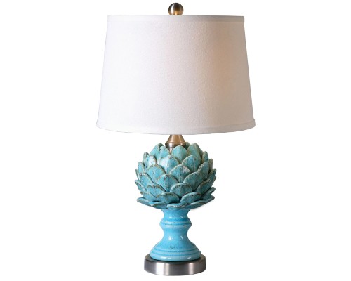 Настольная лампа Голубой Артишок ImperiumLoft