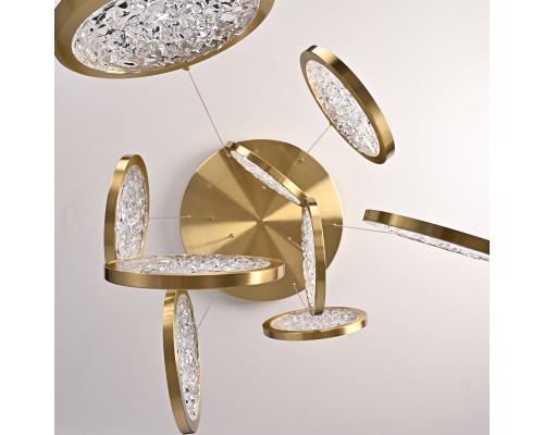 Дизайнерская подвесная люстра ЛУНА lighting collection D50 ImperiumLoft