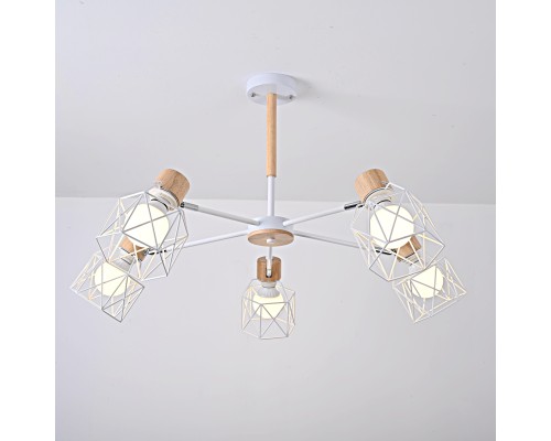 Потолочная люстра CORF B3 White 5 lamps ImperiumLoft