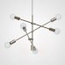 Люстра на штанге Mobile Chandelier - Large 6 хром ImperiumLoft