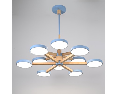 Люстра на штанге TURNA DBL L12 Blue