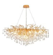 Подвесная люстра Droplet Chandelier oval L120 ImperiumLoft
