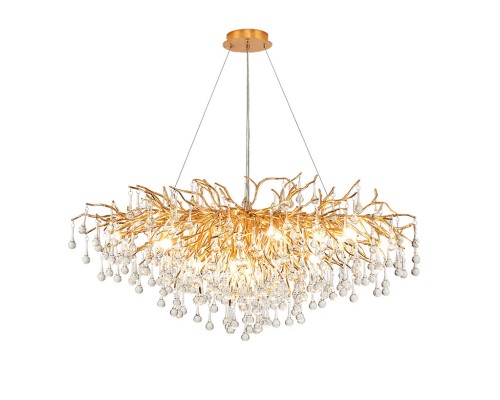 Подвесная люстра Droplet Chandelier oval L120 ImperiumLoft