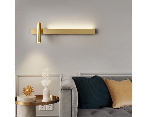 Настенный светильник JENIUS L60 Black Left ImperiumLoft