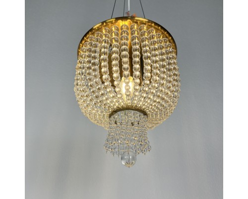 Потолочная люстра JACQUELINE WHITE SCONCE brass