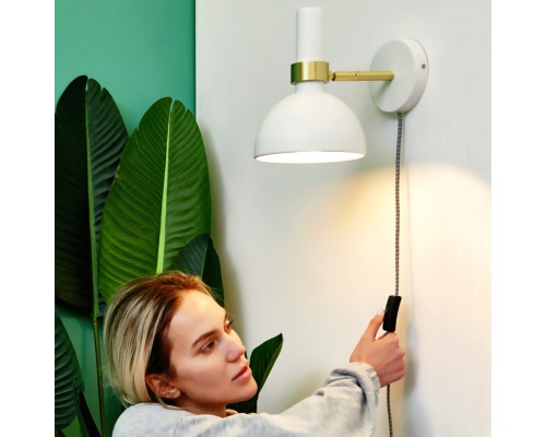 Настенный светильник LARRY Wall 1L White ImperiumLoft