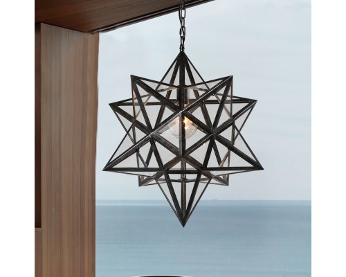 Люстра Black Star Clear Glass 50 см