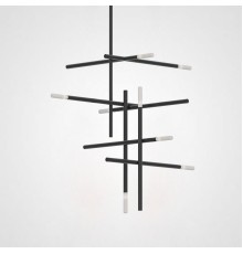 Люстра на штанге TRAVERSE H105 Black ImperiumLoft