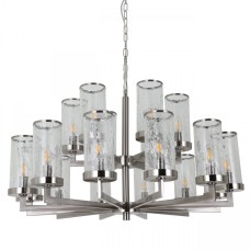 Подвесная люстра LIAISON TWO-TIER Chandelier 18 Silver ImperiumLoft