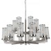 Подвесная люстра LIAISON TWO-TIER Chandelier 18 Silver ImperiumLoft