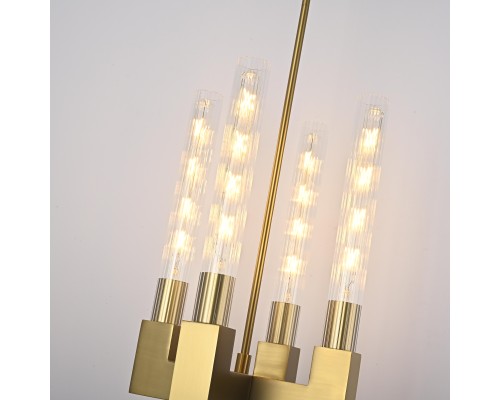 Люстра на штанге CANELLE Pendant lamp 4 Modern Brass