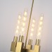 Люстра на штанге CANELLE Pendant lamp 4 Modern Brass
