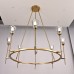 Люстра на штанге TORCHE DE VERRE Round Chandelier 8