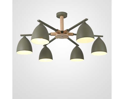 Потолочная люстра NOA 6 Olive