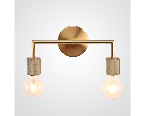 Бра RH Utilitaire Double Sconce Brass