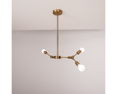 Люстра на штанге LATE D55 Gold ImperiumLoft